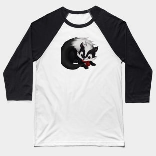 Cute Skunk Drawing Baseball T-Shirt